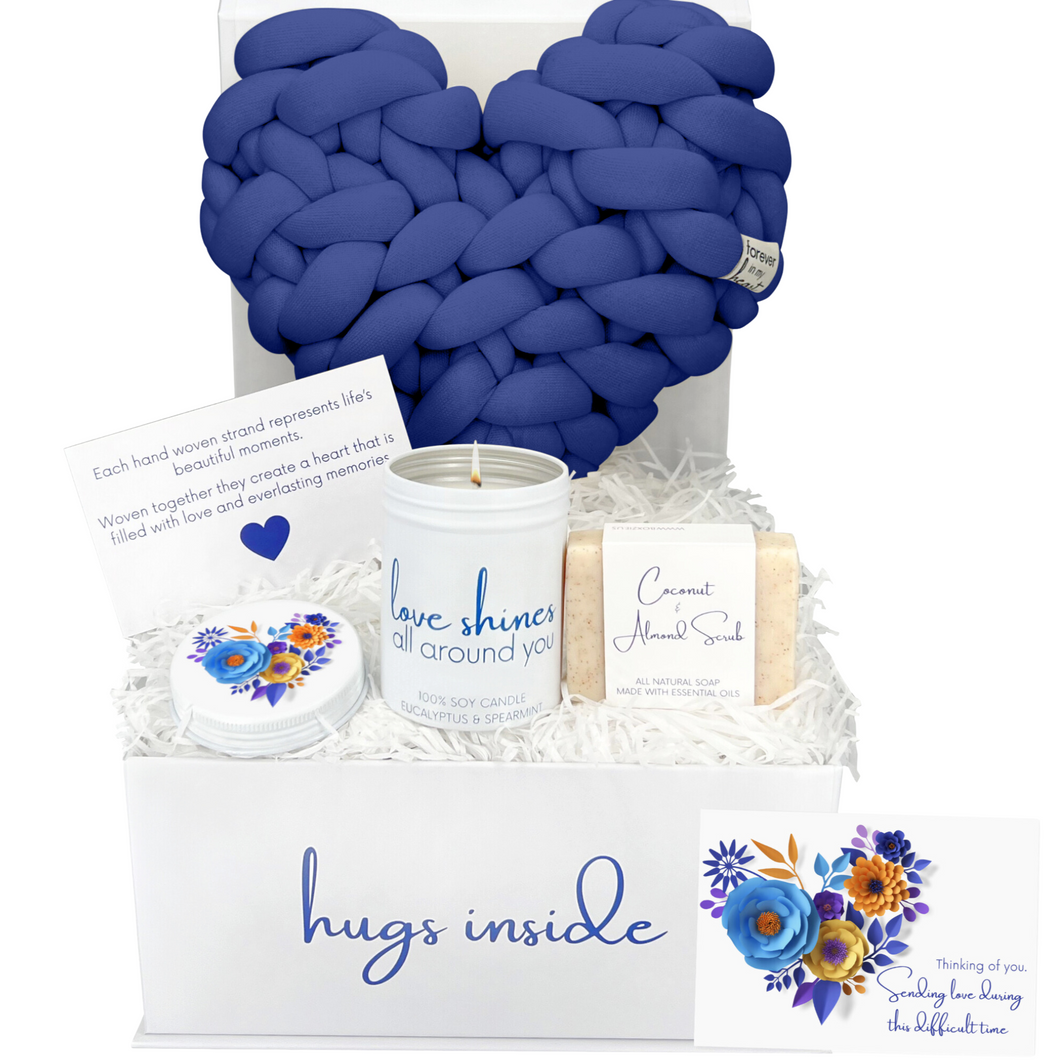 Blue Sympathy Gift Box - Boxzie Store