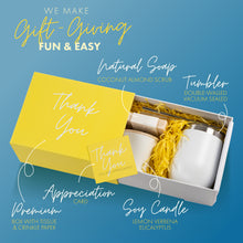 Load image into Gallery viewer, Thank You Gift Box - Yellow - Boxzie Store
